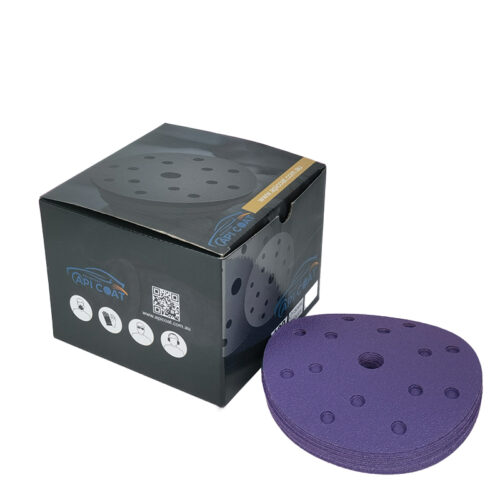Purple Sanding Disc 150mm 15H - Image 4